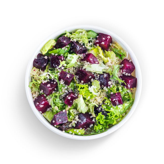 Fresh plant-based salad bowl